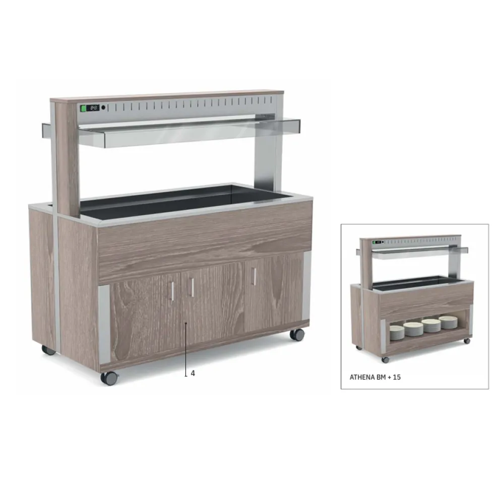 Athena 3 GN Heated Buffet Unit