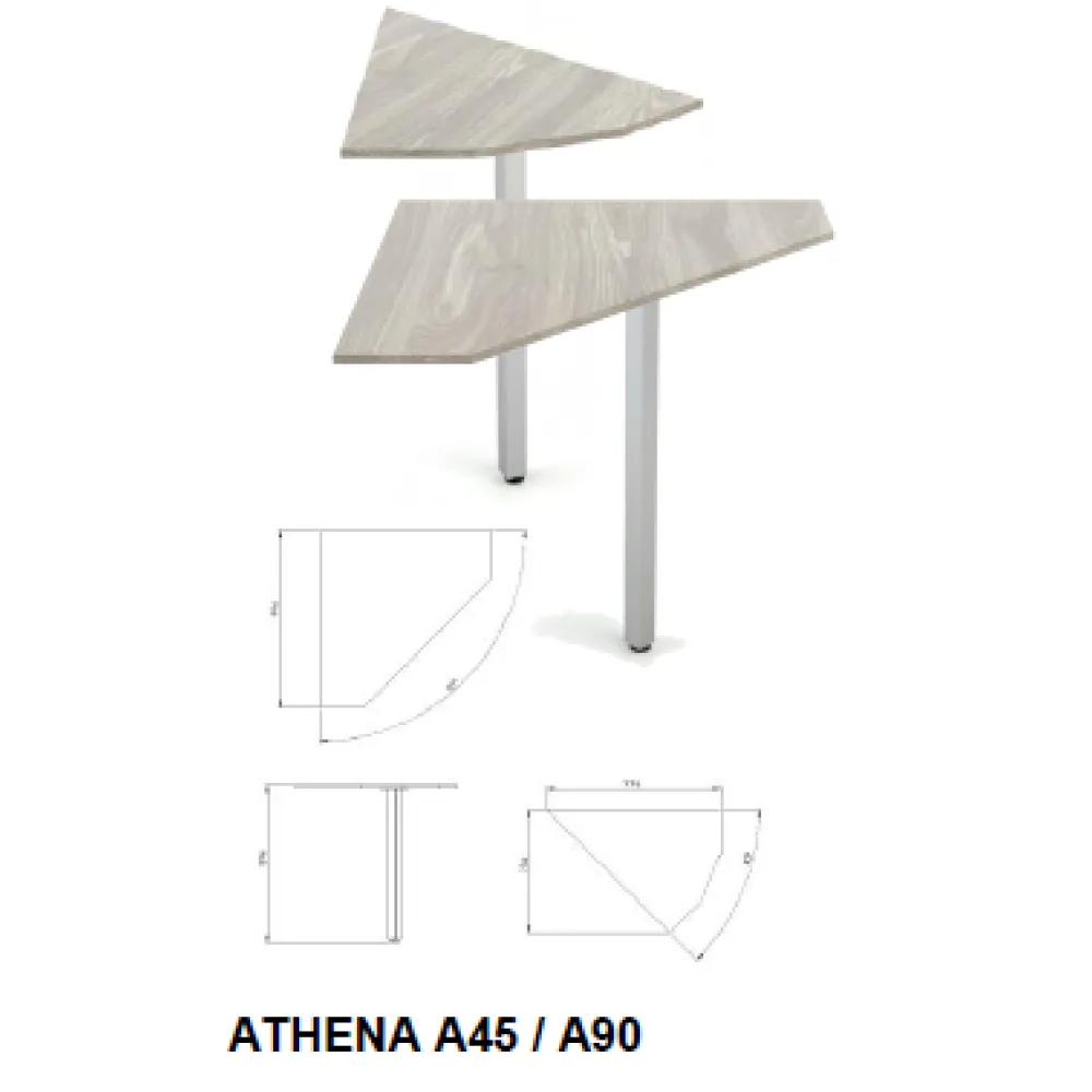 Angle 45° pour Système ATHENA