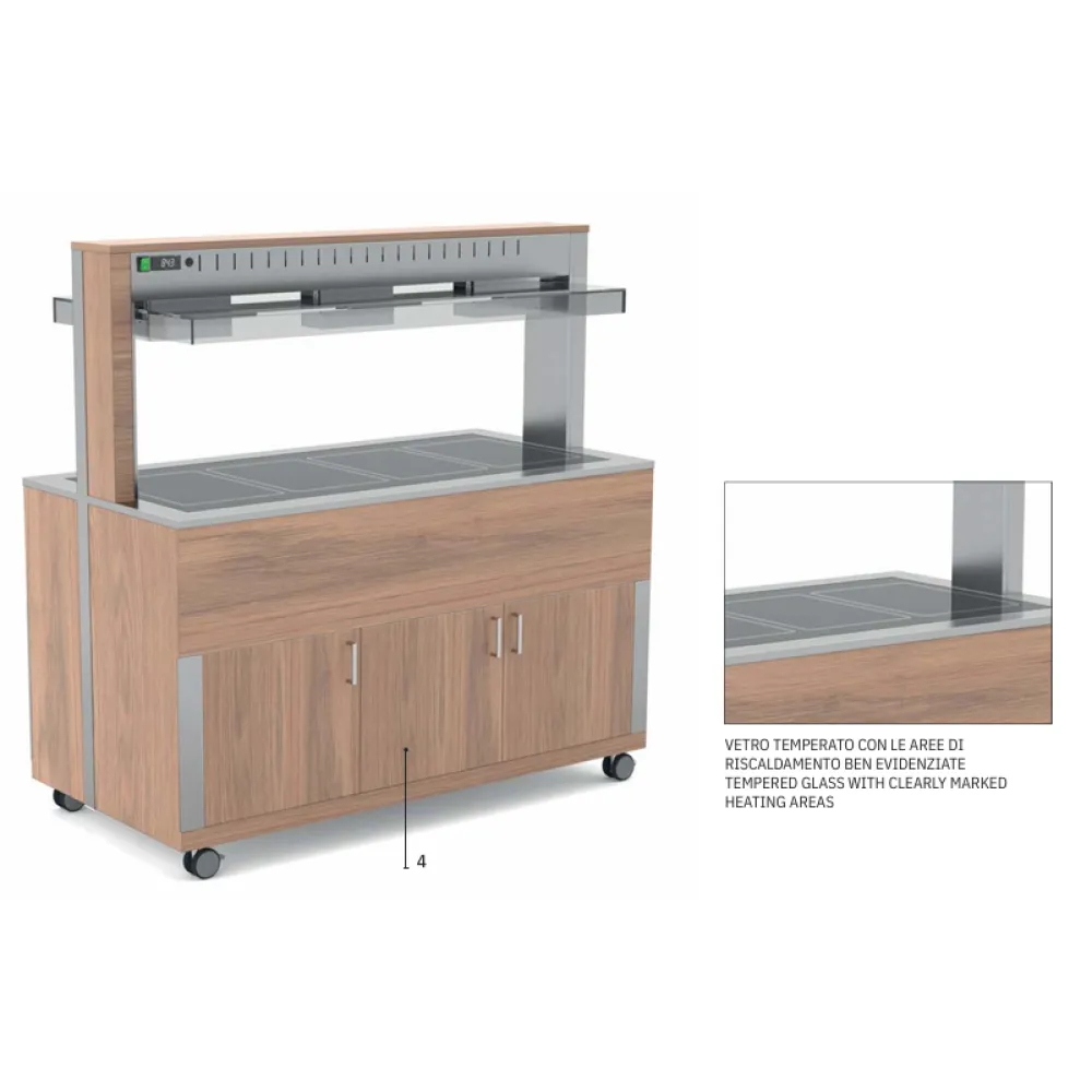 Professional Athena Heated Buffet System