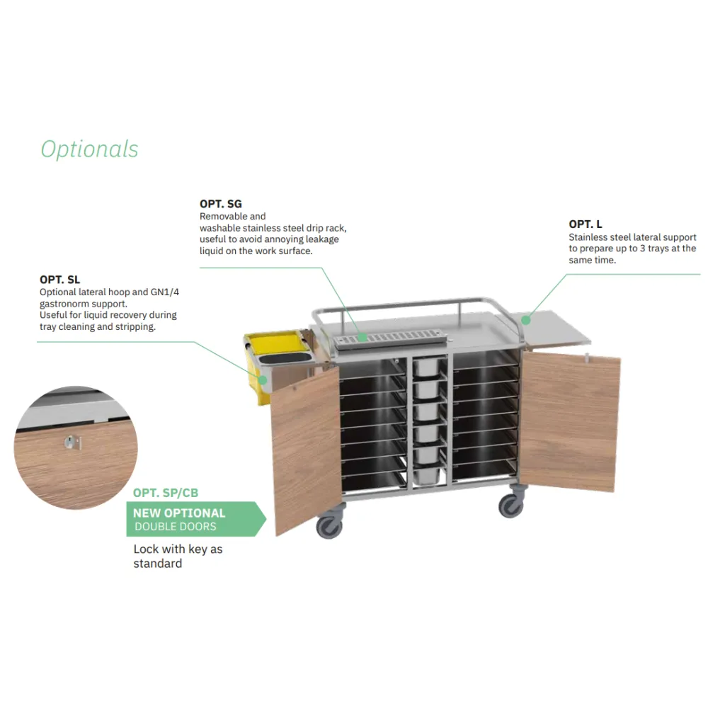 Efficient Breakfast Service Trolley - B-CARE