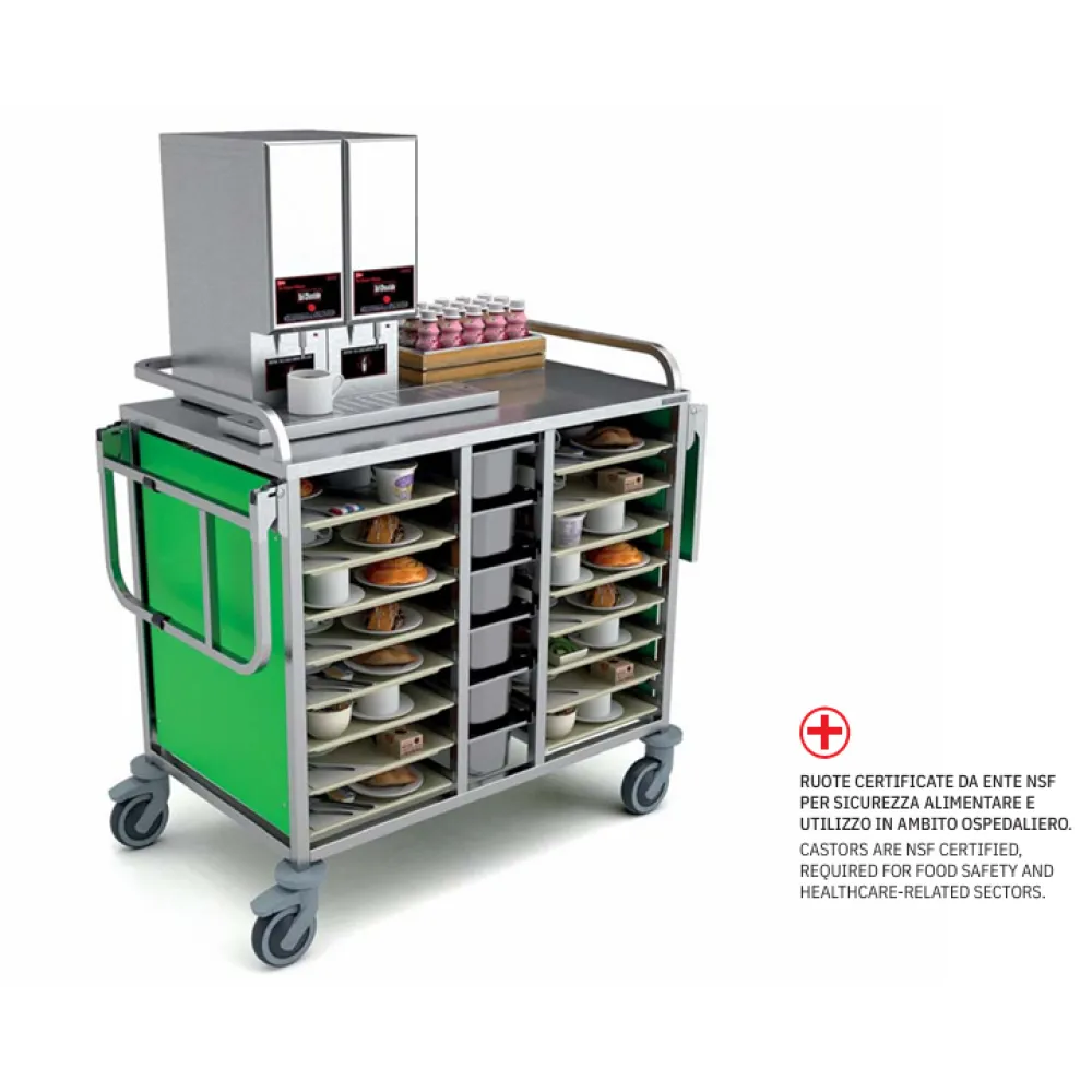 Efficient Breakfast Service Trolley - B-CARE