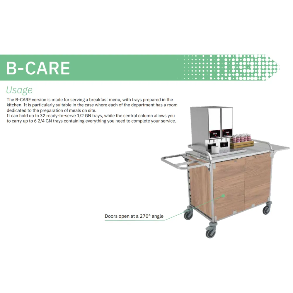 Efficient Breakfast Service Trolley - B-CARE