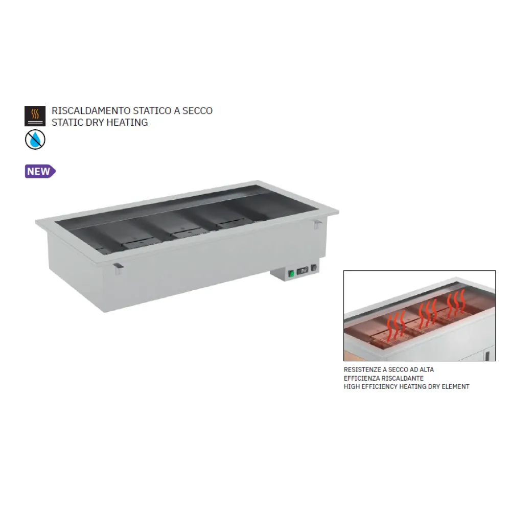 KUUM MARMIT KUIVKÜTTEGA DROP-IN 2 DRY