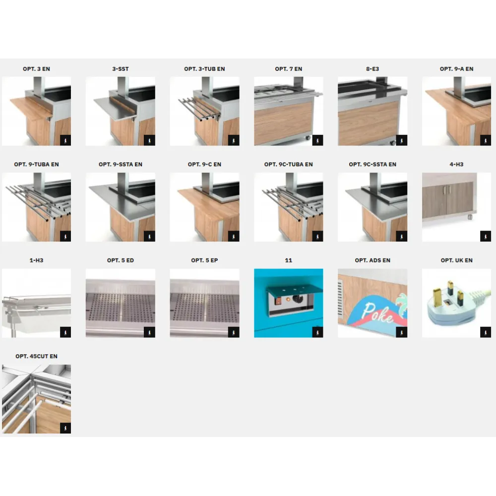 Versatile Heated Bain Marie Buffet with Infrared Lighting