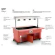 Versatile Heated Bain Marie Buffet with Infrared Lighting