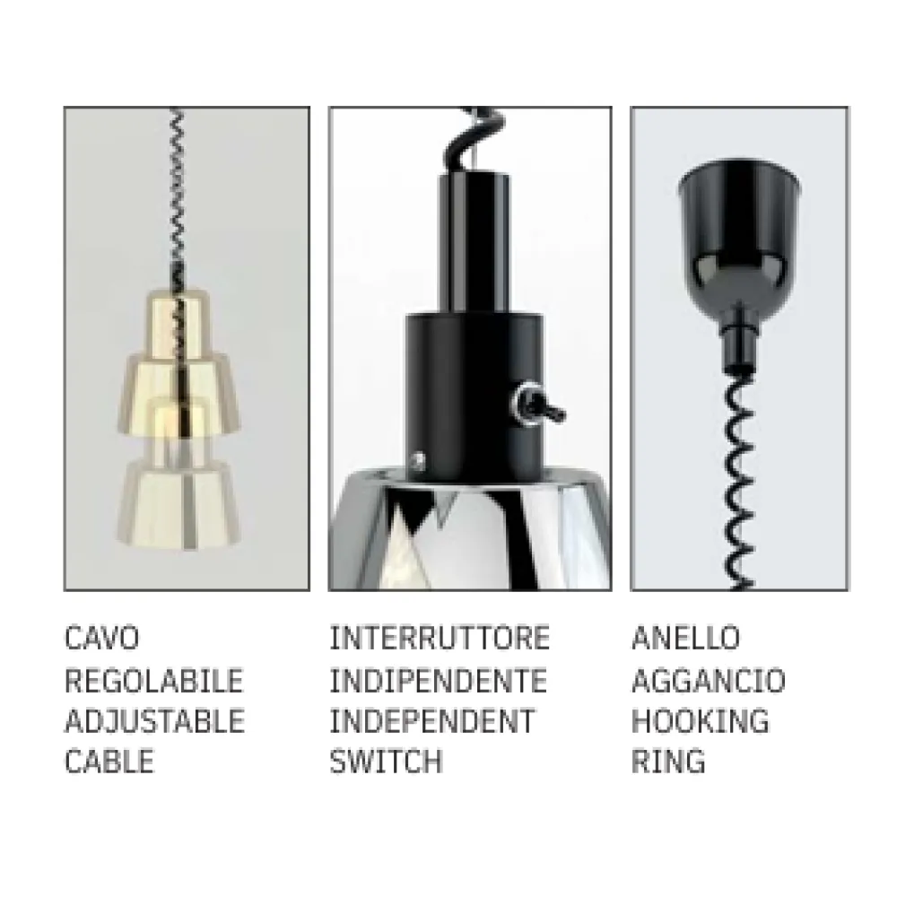 Lampe Infrarouge Suspendue - Helios Air P1