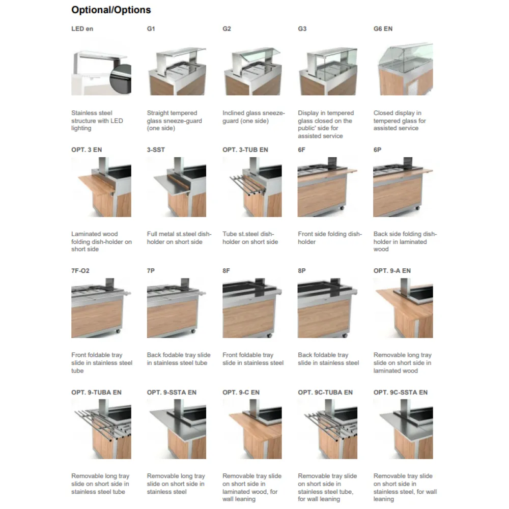 Chic Omnia Refrigerated Buffet with Stainless Steel Top