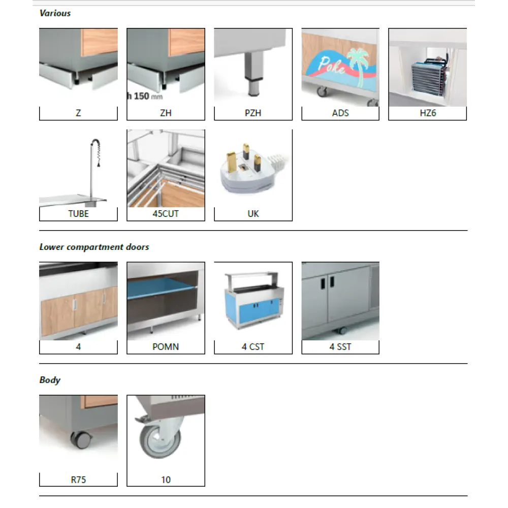 Refrigerated Self-Service Buffet with Premium Worktop