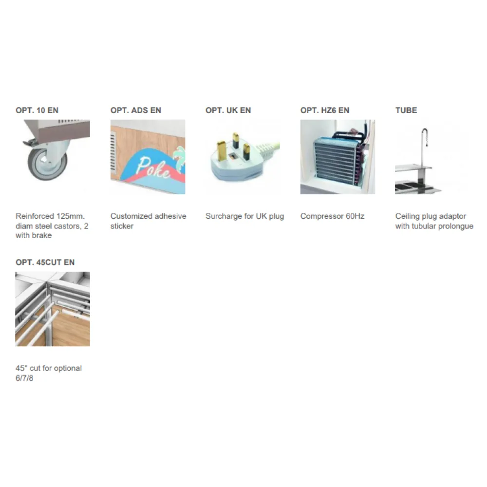 Hanex®-Topped Refrigerated Buffet - Omnia 5PR