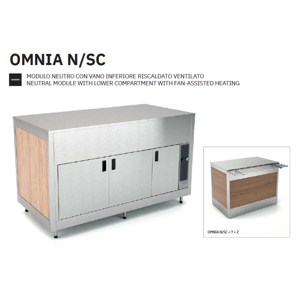 OMNIA 5N/SC šildomas neutralus modulis