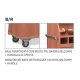 Versatile Waitstaff Station on Castors Perseo A2 B/R