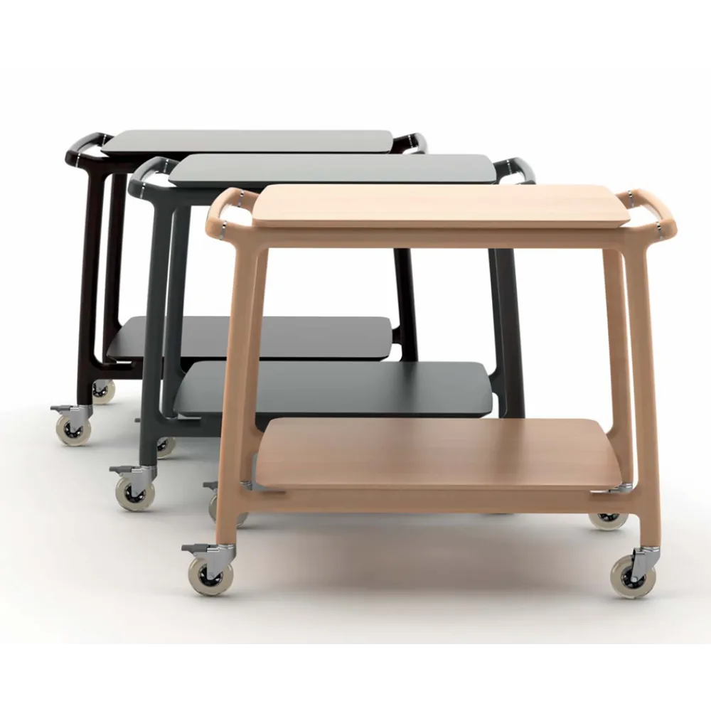 Arianna Solid Wood Serving Cart