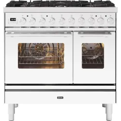 Plīts ar cepeškrāsni Professional Plus 900 mm PD096WE3 6 degļi