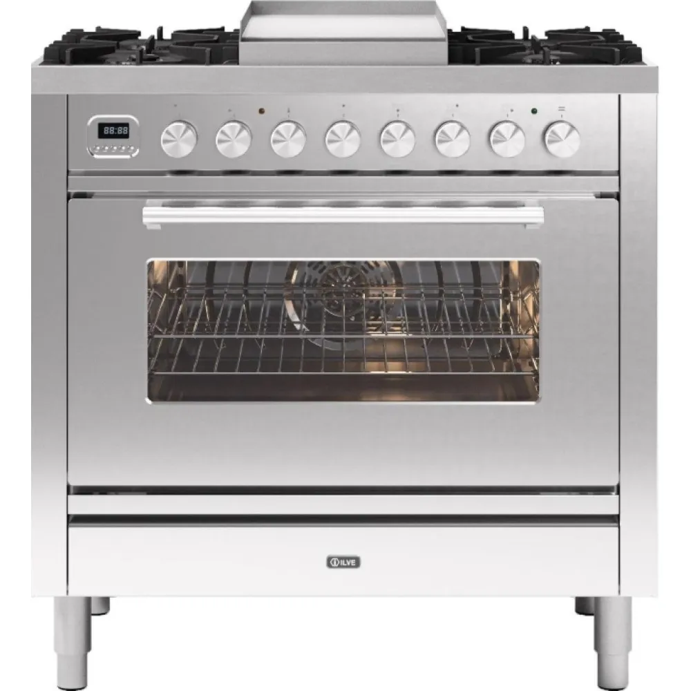 Cuisinière Ilve P09FWE3 de 90 cm avec four performant