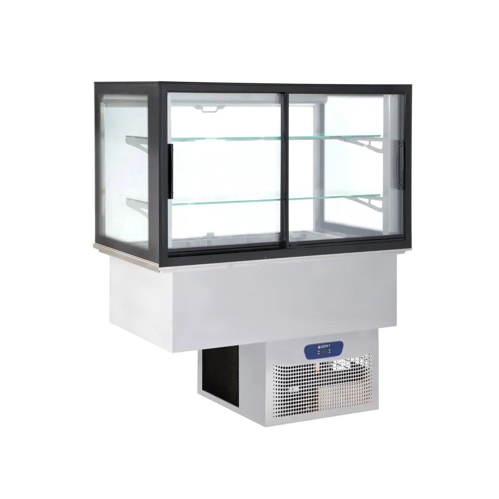 Sliding Door Cold Display Refrigerator