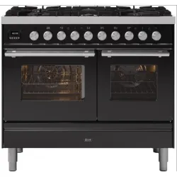 Plīts ar cepeškrāsni Professional Plus 100 cm PD106WE3 6 degļi