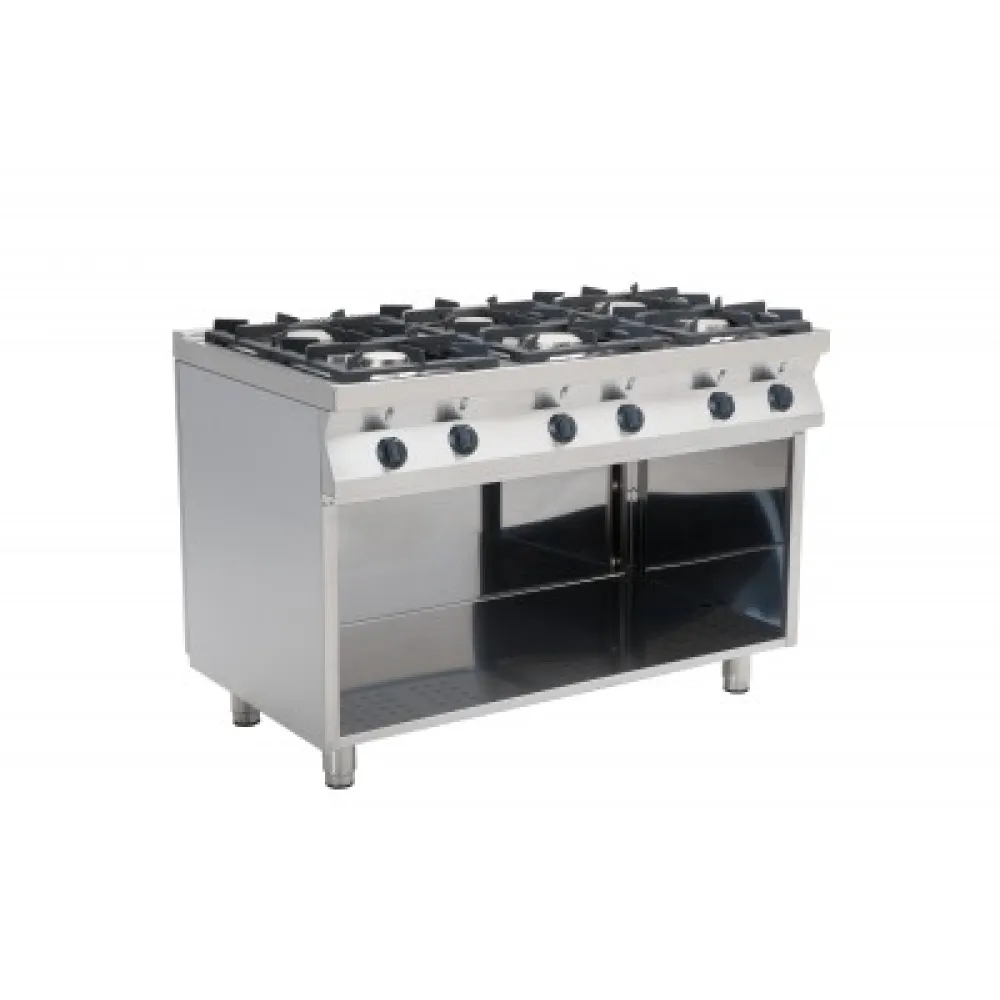 Heavy-Duty Gas Stove with Storage - FAST F7/KUG6BA