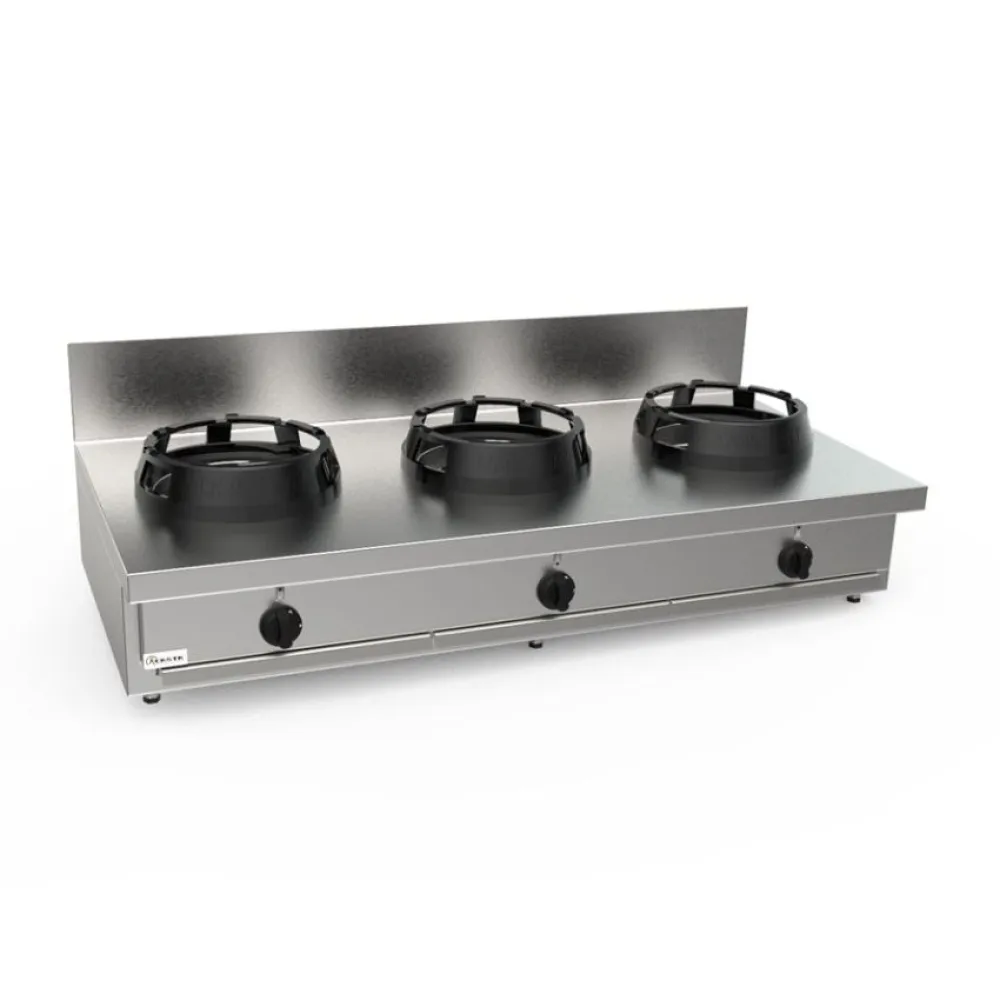 Commercial Gas Wok Cooking Station 1500x700mm - LS03150070BB