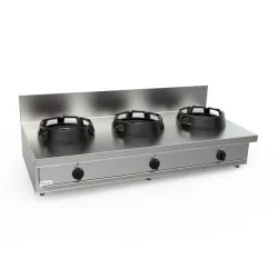 Dujinė WOK viryklė 1500x700mm LS03150070BB Dujinė WOK viryklė 1500x700mm LS03150070BB