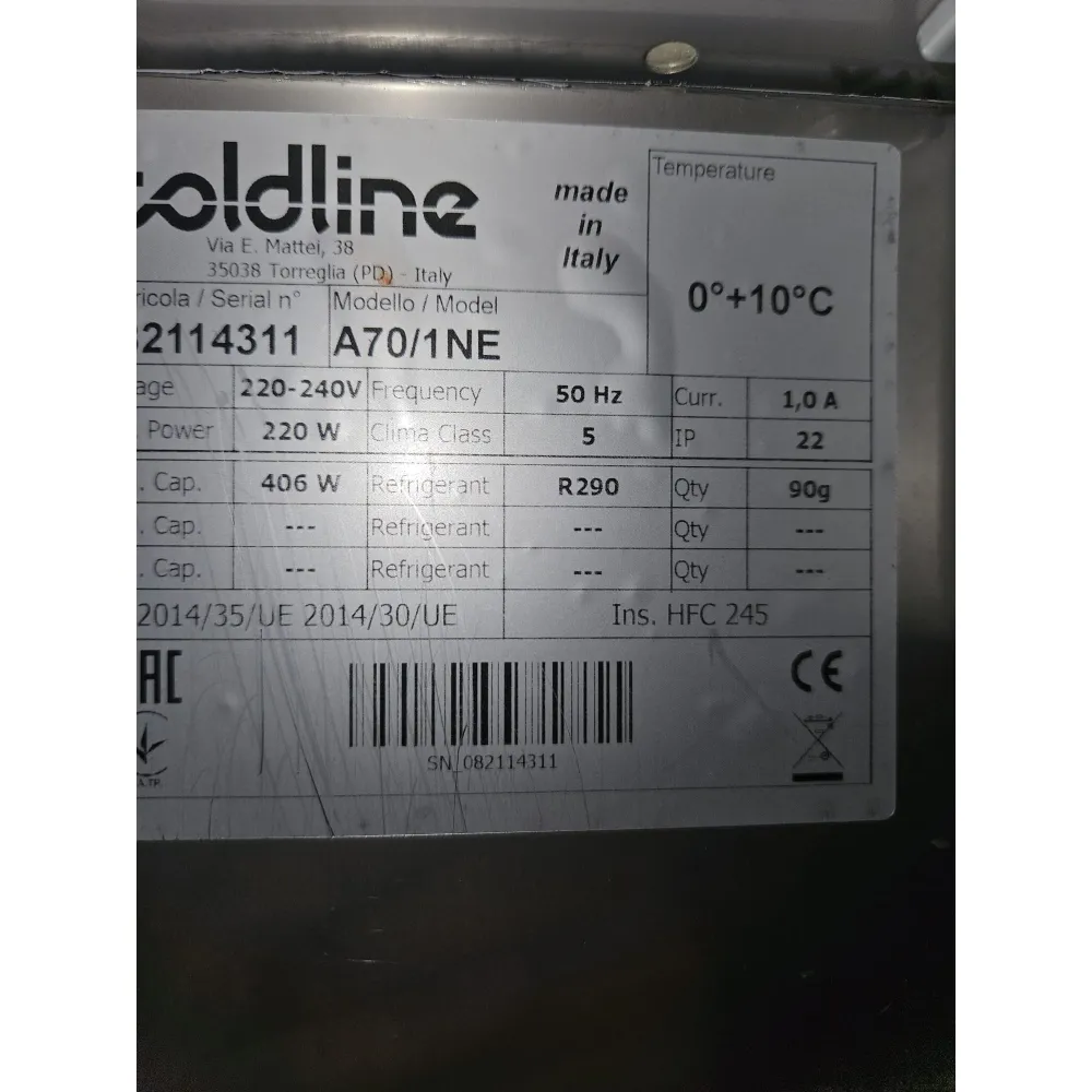 Mažai naudotas Coldline šaldytuvas 700 L