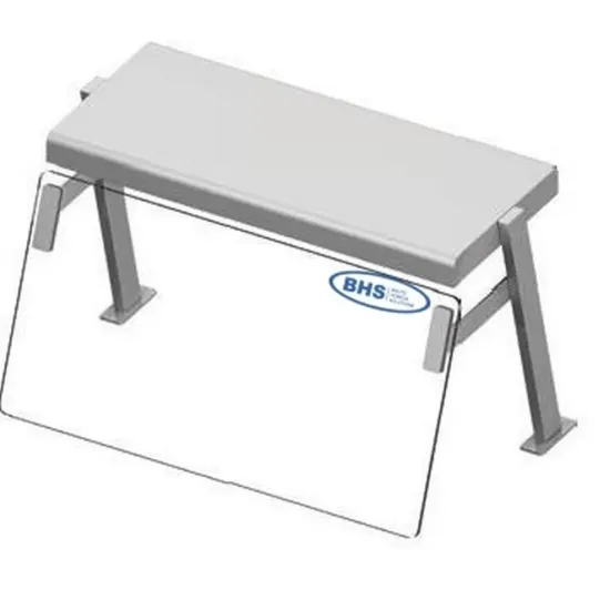 Protective glass with neutral shelf