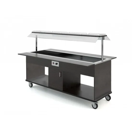 Karšti bain-marie tipo bufetai