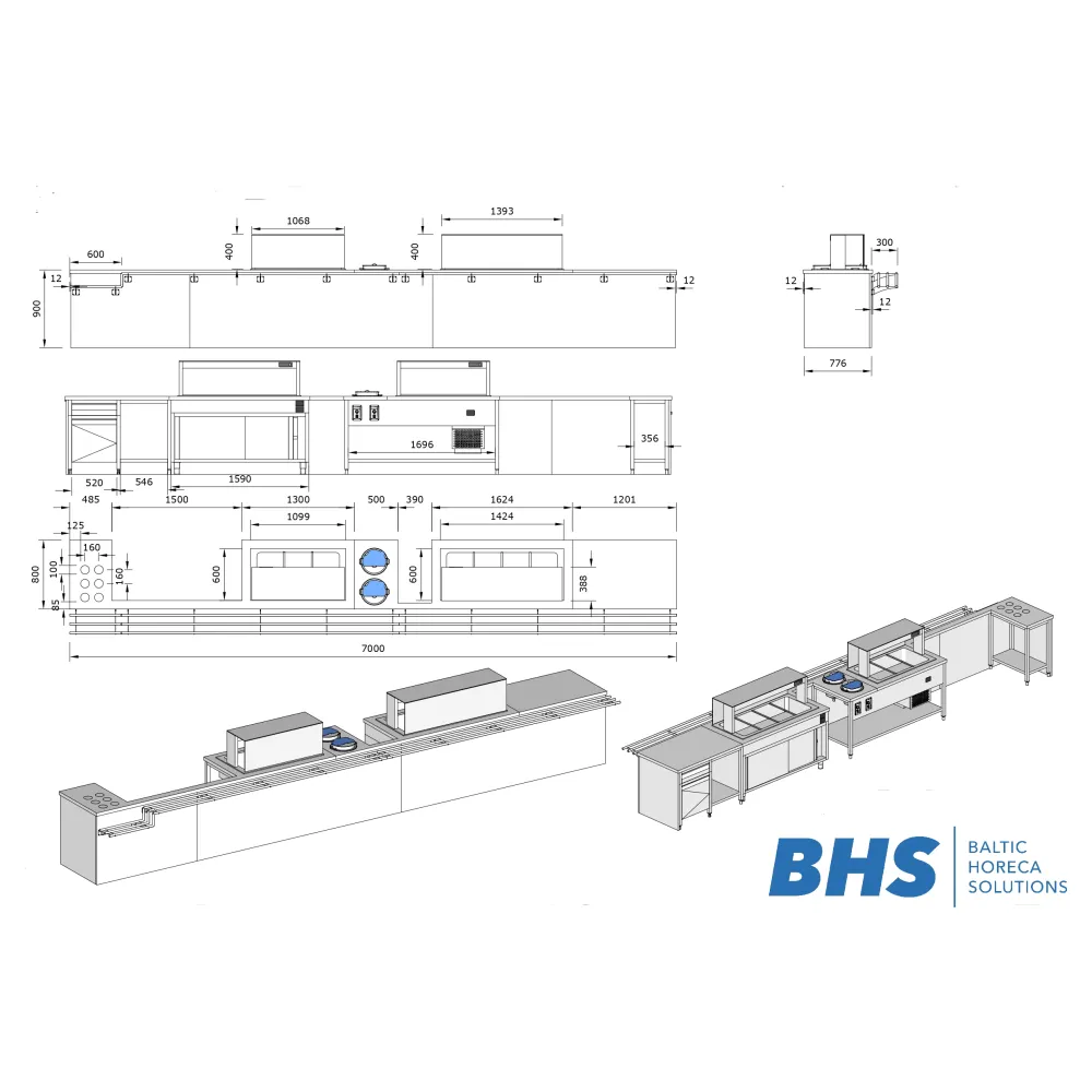 Service Line 7000 - Versatile Catering Station