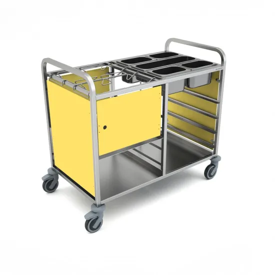 Chariot de tri des déchets alimentaires