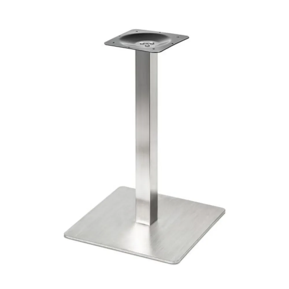 Support de table en acier brossé E-05-700