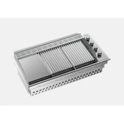 100 cm įmontuojama lauko kepsninė, Professional Plus HBBQ100