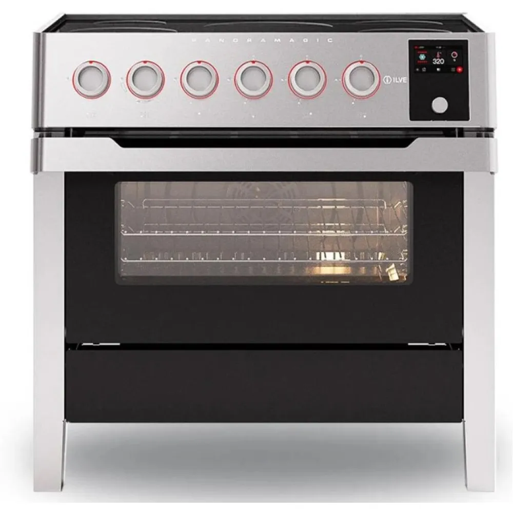 Panoramagic Induction Range Cooker by ILVE - 90 cm