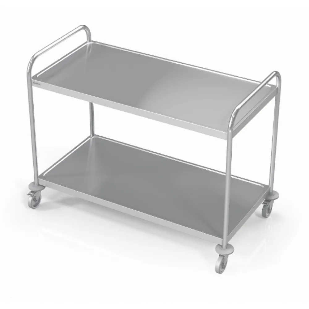 Stainless Steel Service Cart VTS2 – Perfect for Catering Stainless Steel Service Cart VTS2 – Perfect for Catering
