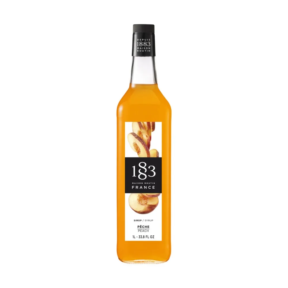 Persikų sirupas 1L butelyje