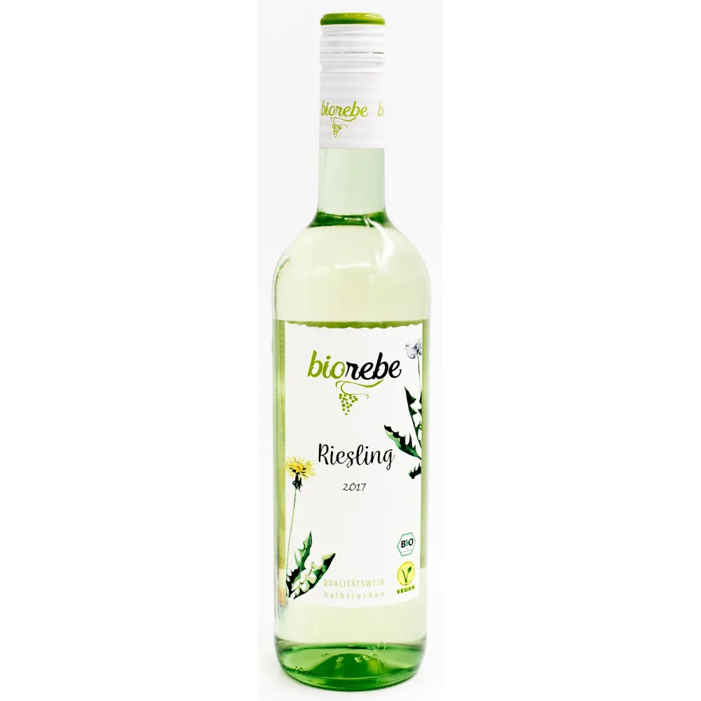 Ekologiškas BioRebe Riesling vynas (pusiau sausas)