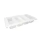 4-Compartment Food Organizer Box with Lid GN 1/1