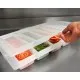 4-Compartment Food Organizer Box with Lid GN 1/1