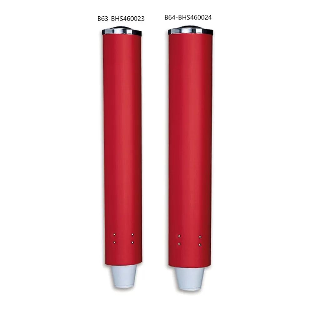 Stylish Red Cup Dispenser B63/B64