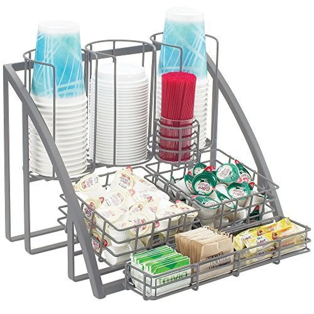 Modern Multi-Compartment Bar Organizer