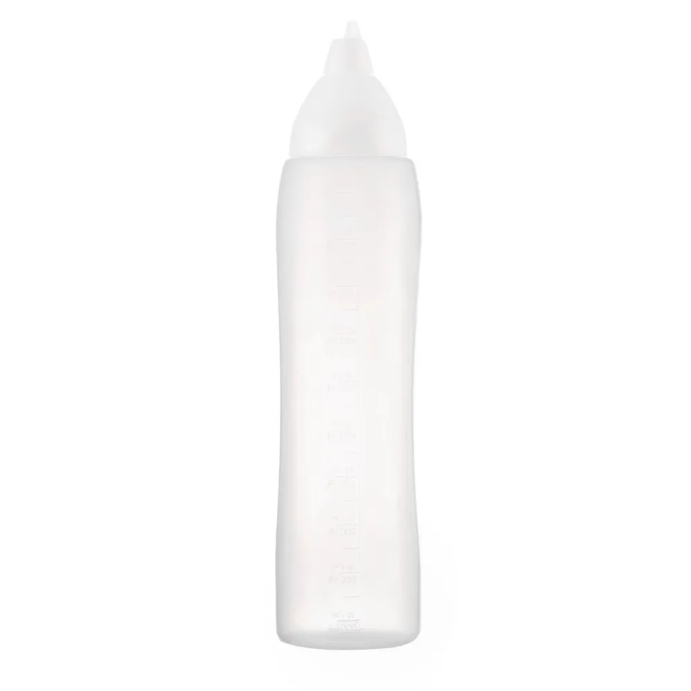 Nesandarus padažų butelis 1000 ml su silikoniniu vožtuvu