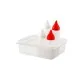 GN 1/3 Sauce Dispenser Holder with 5 Sections