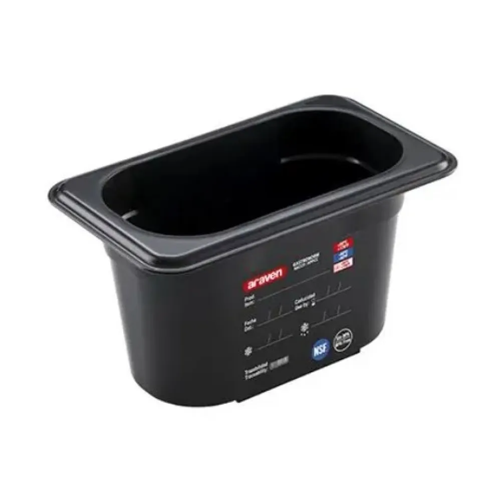 0.9L GN 1/9 ABS Storage Container - Perfect for Professionals