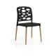 Elegantne terrassi tool puidust jalgadega