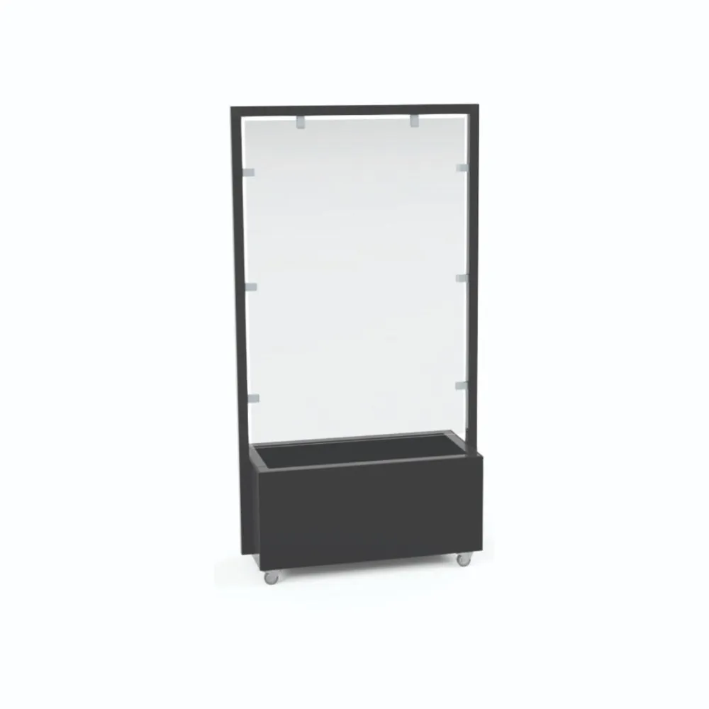 Stylish Portable Divider Screen with Flower Pot Functionality Stylish Portable Divider Screen with Flower Pot Functionality