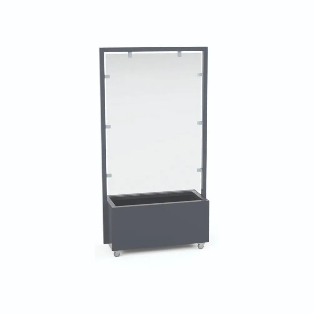 Stylish Portable Divider Screen with Flower Pot Functionality Stylish Portable Divider Screen with Flower Pot Functionality