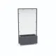 Stylish Portable Divider Screen with Flower Pot Functionality Stylish Portable Divider Screen with Flower Pot Functionality