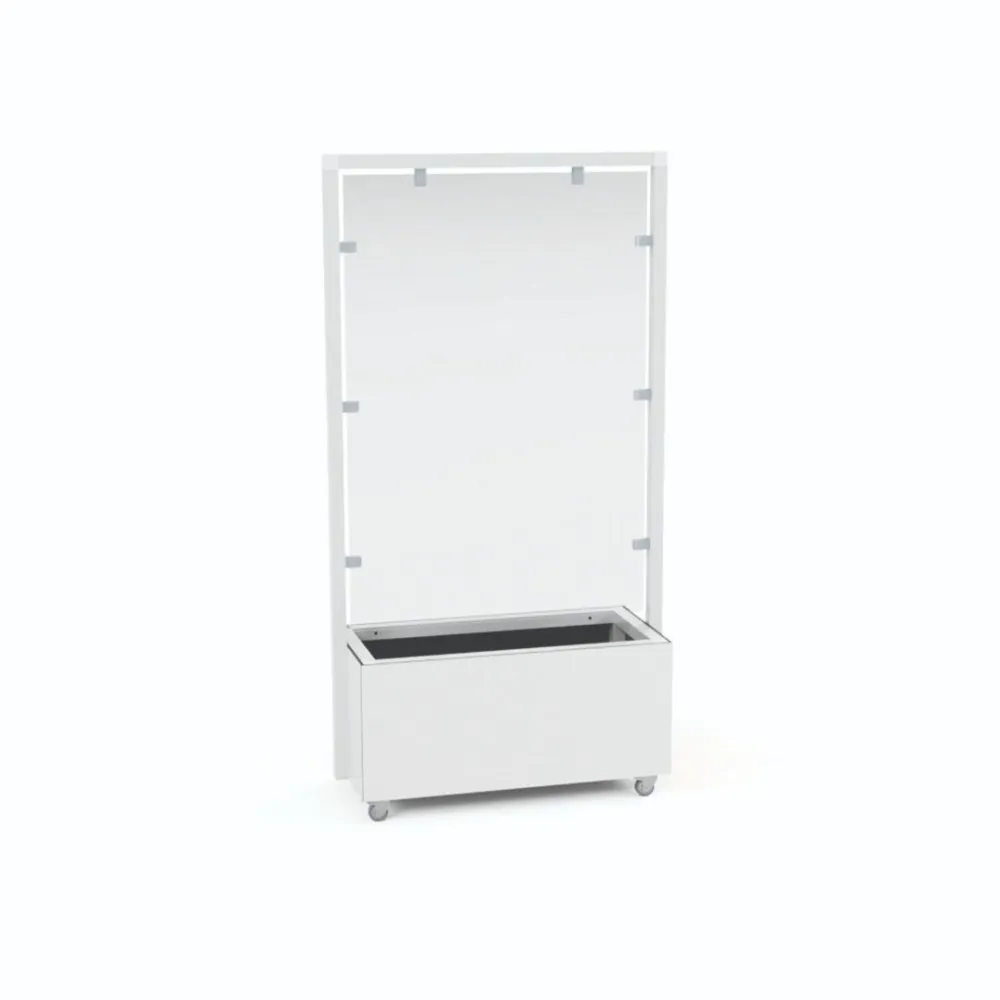 Stylish Portable Divider Screen with Flower Pot Functionality Stylish Portable Divider Screen with Flower Pot Functionality