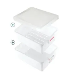Konteineru komplekts  ēdienu atkausēšanai 35 l