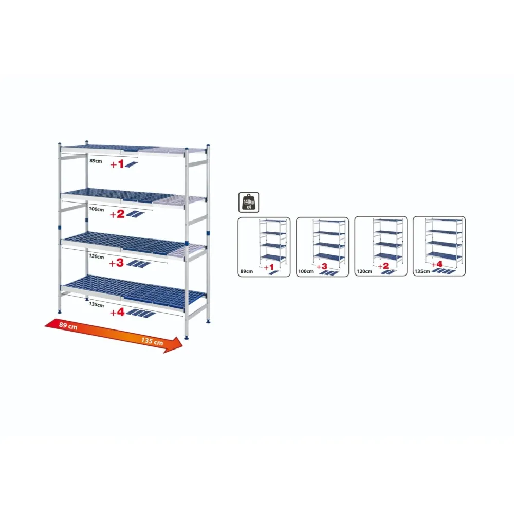 Versatile Extendable Shelf for Food Safety
