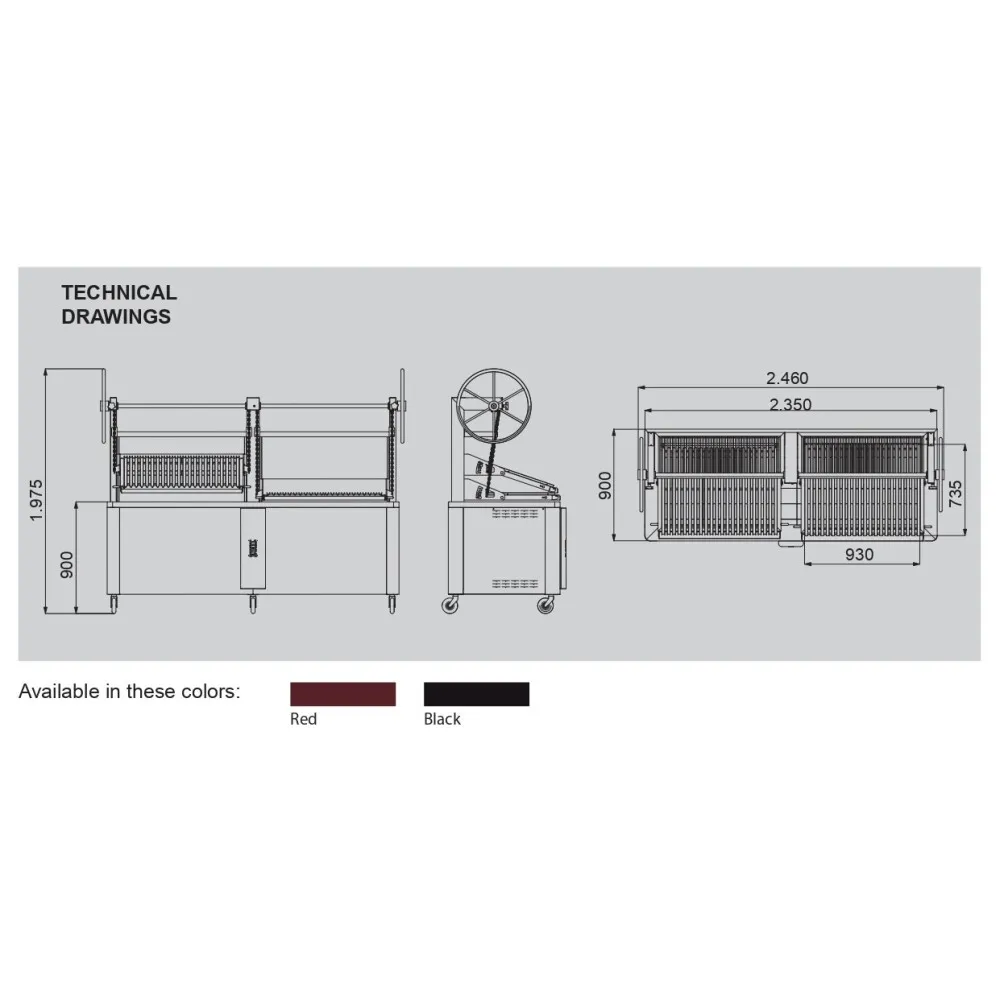 Pro Charcoal Grill Oven P235S