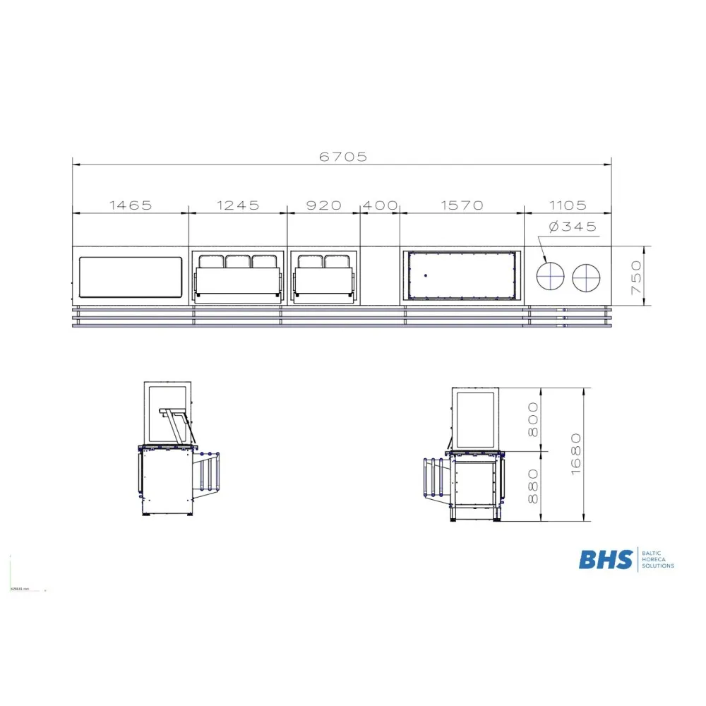 Table de Service Sur Mesure RAS107